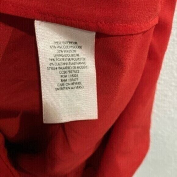 Alice&Olivia Silk Animal Print Mini Dress Chic Faux Wrap Red V Neck Party - Picture 6 of 9